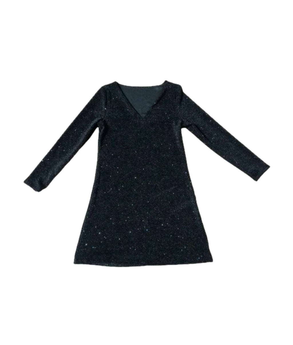 The Elara — Silver Sequin Mini Dress