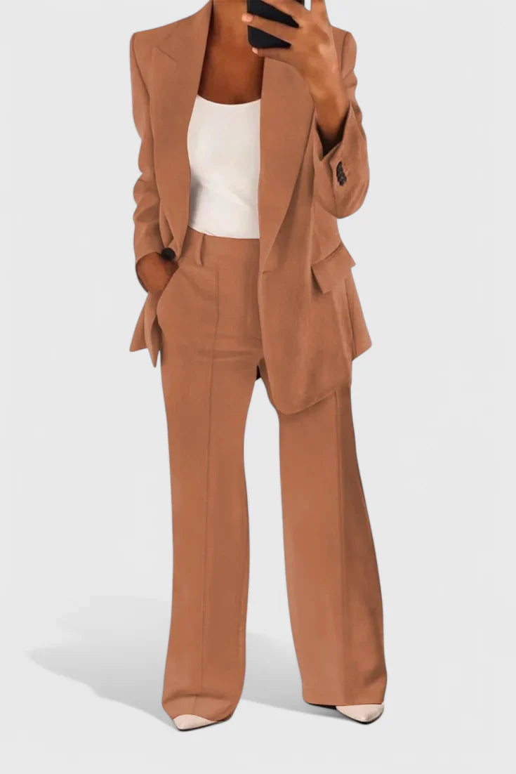 The Signe Suit — Onyx Two-Piece Set