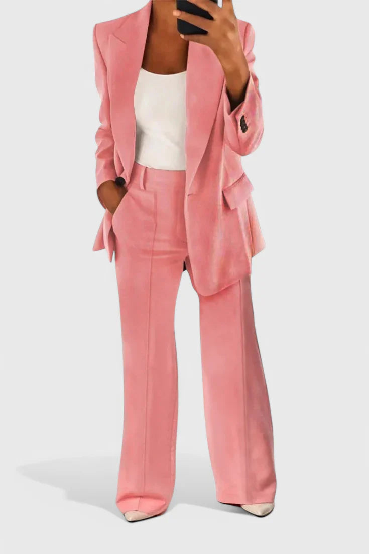 The Signe Suit — Onyx Two-Piece Set