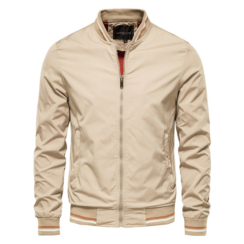The Kyro Bomber — Army Green Slim Fit