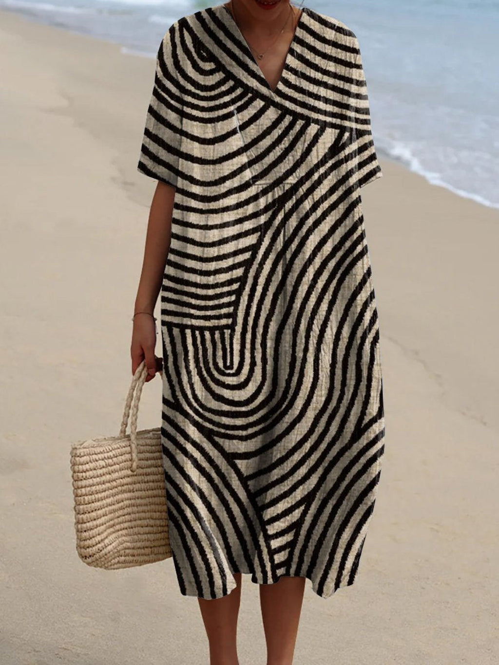 Jinte – Robe à motifs