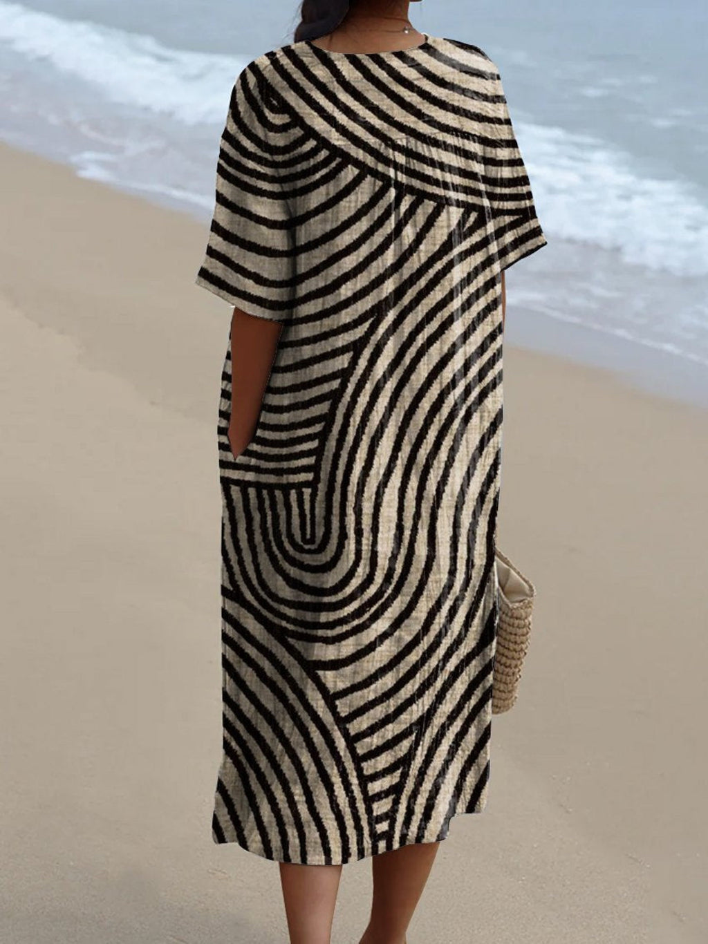 Jinte – Robe à motifs
