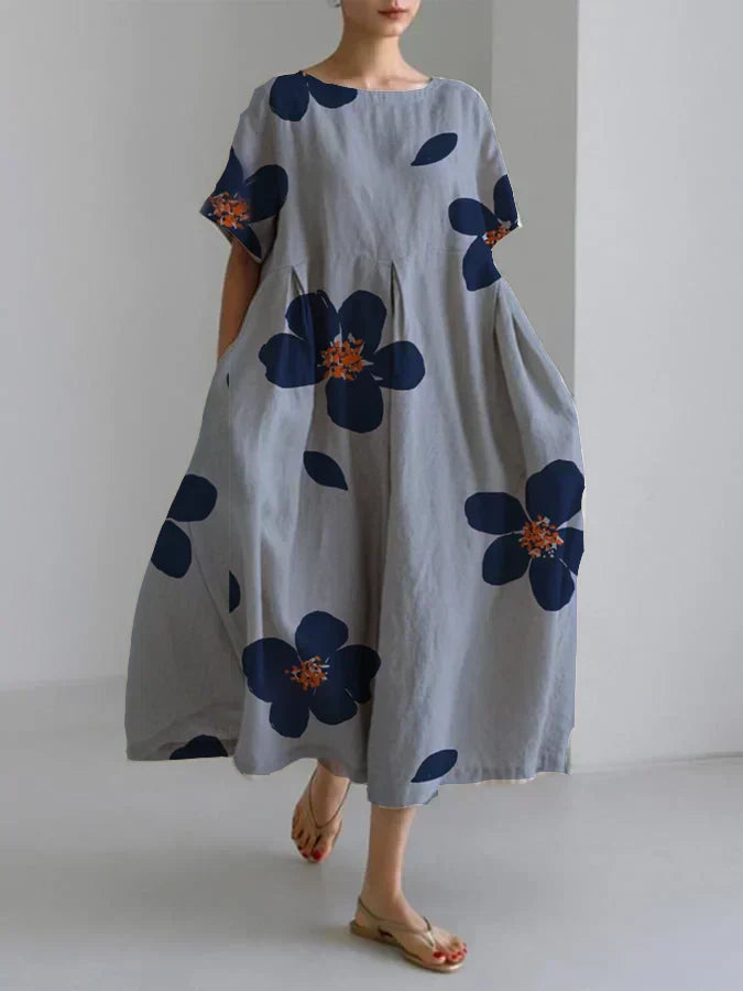 RAFFAELLA | Robe longue fleurie