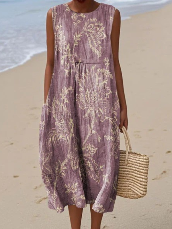 Robe Midi Mia™ à Imprimé Floral