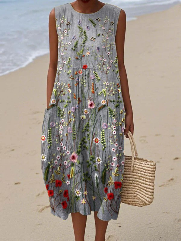 Robe mi-longue Cara™ Wildflower