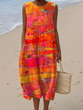 Robe mi-longue Faye™ Sunset