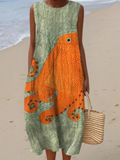 Robe mi-longue Tess™ Océanique