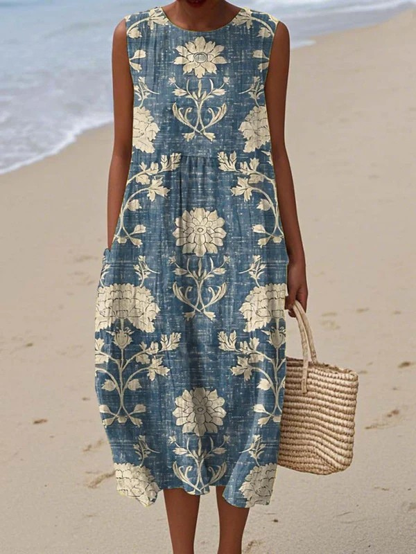 Robe mi-longue bohème Belle™