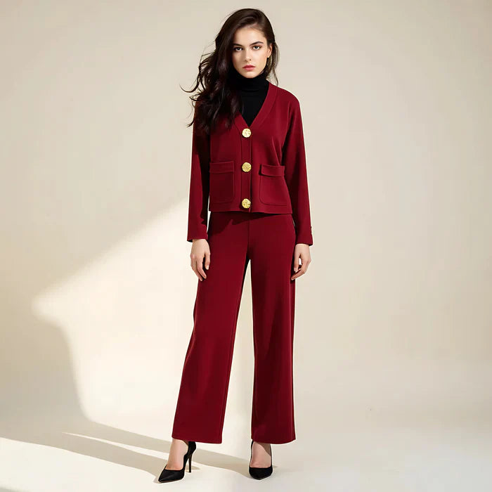 The Silla Suit — Clay Two-Piece Set