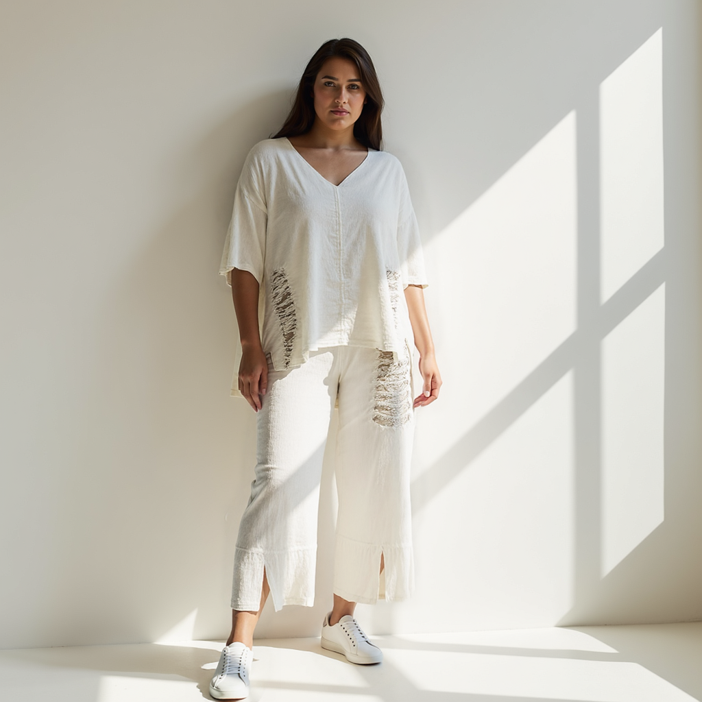 The Eira Set — Black Linen Blend
