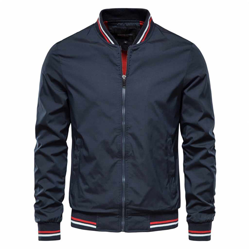 The Kyro Bomber — Army Green Slim Fit