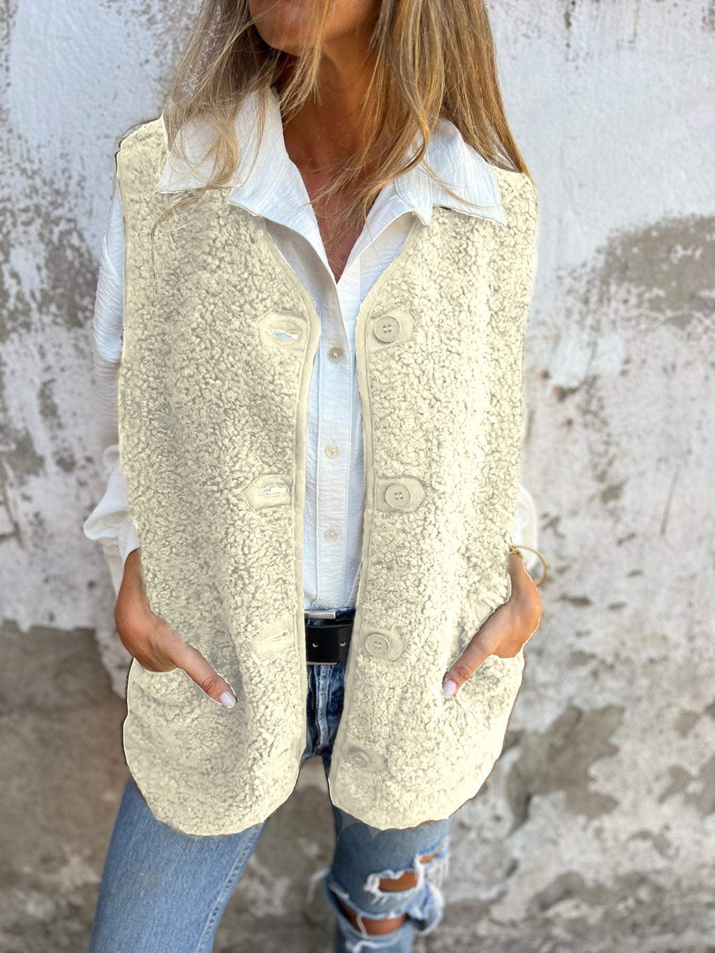 Iska — Chestnut Teddy Vest