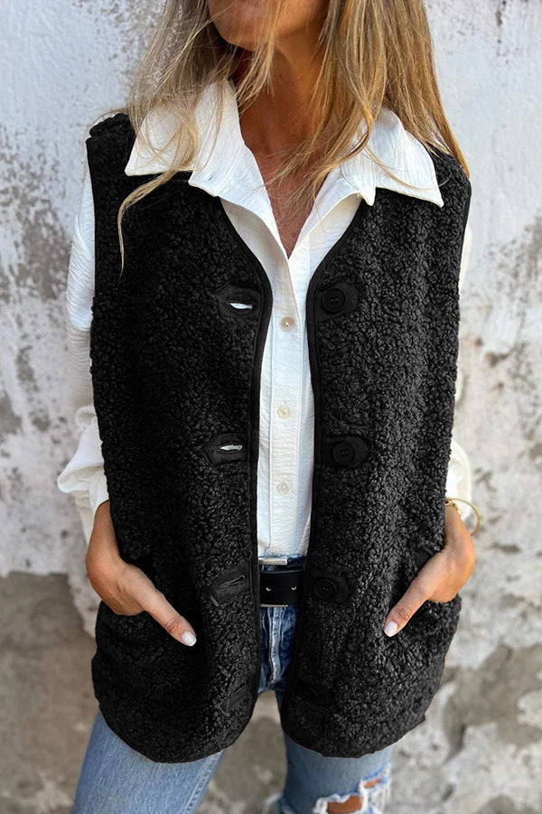 Iska — Chestnut Teddy Vest