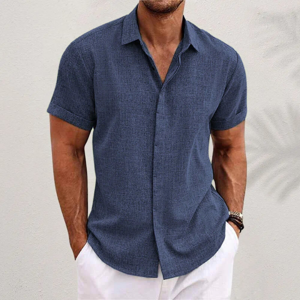 The Arvo — Textured Short-Sleeve Shirt