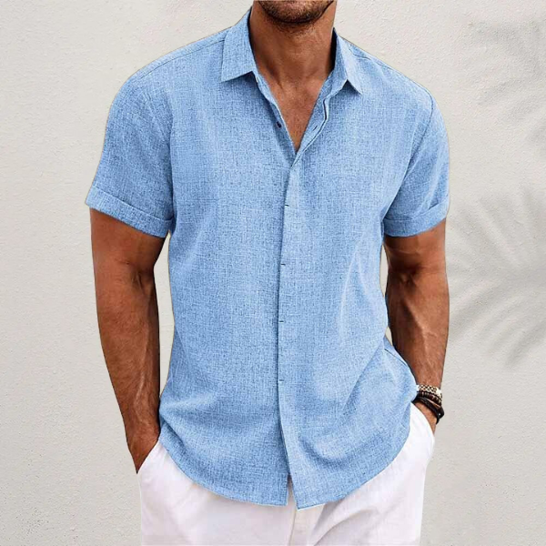 The Arvo — Textured Short-Sleeve Shirt