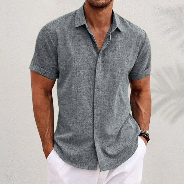 The Arvo — Textured Short-Sleeve Shirt