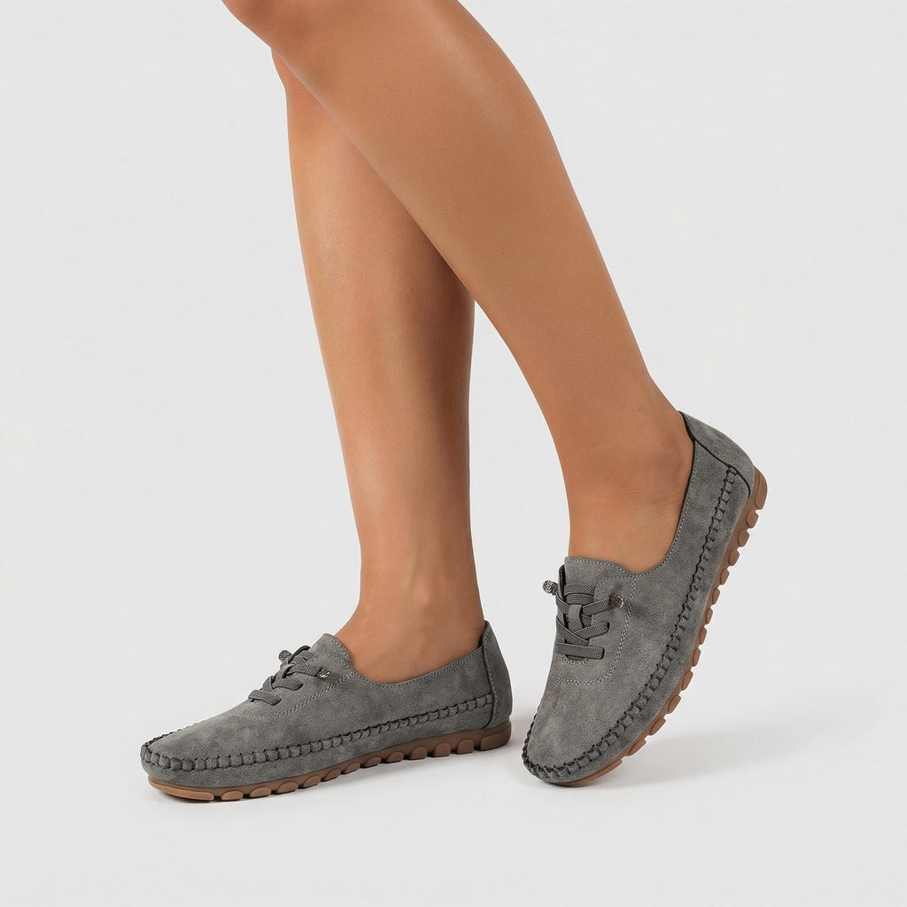 The Ellen — Whisper Suede Moccasins