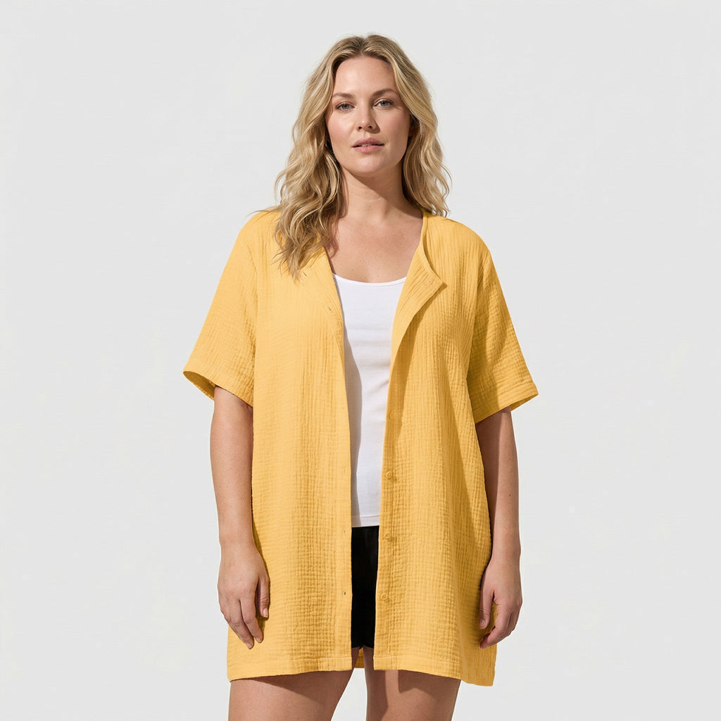 The Kaida Tunic — Dune Viscose
