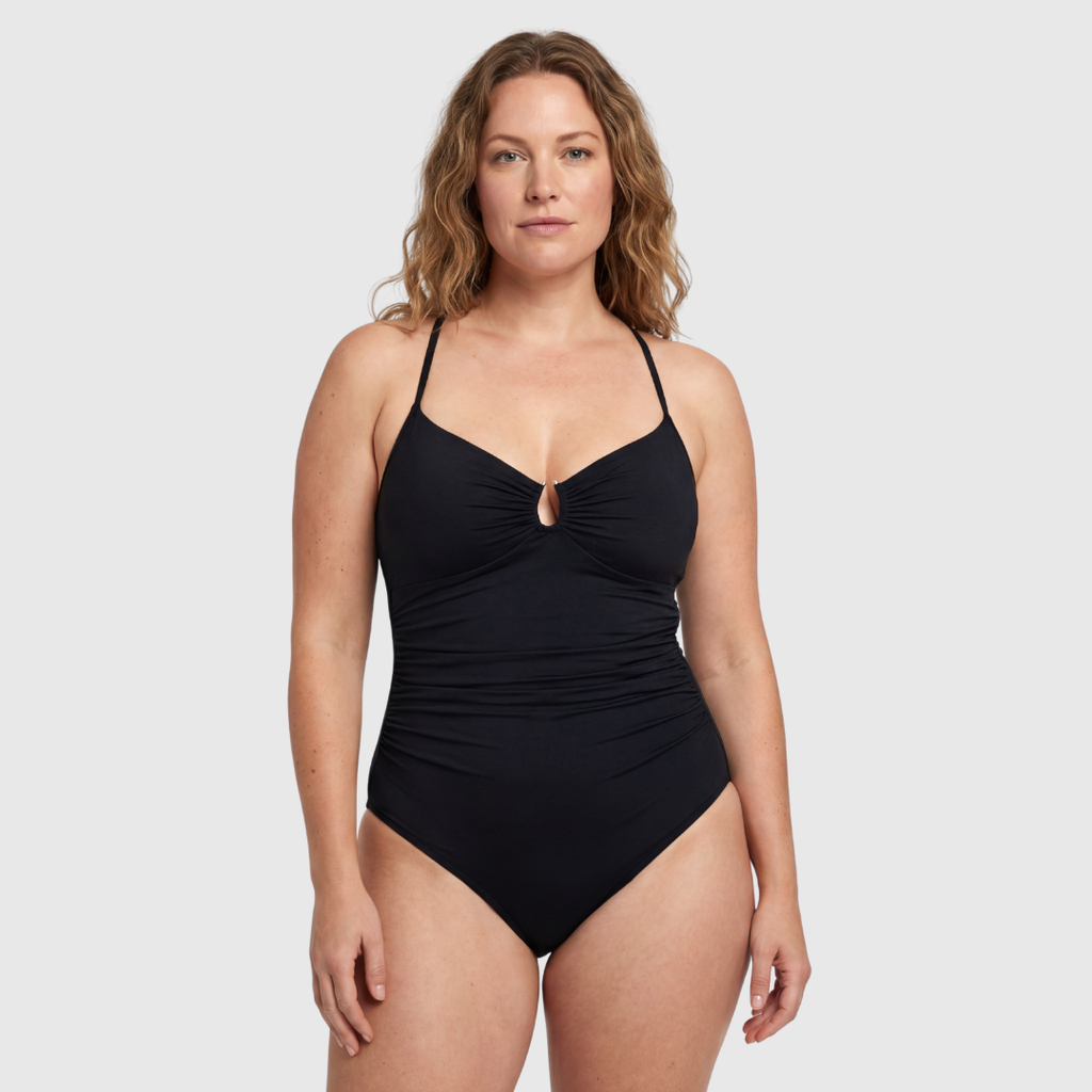The Kyra One-Piece — Midnight Ruche