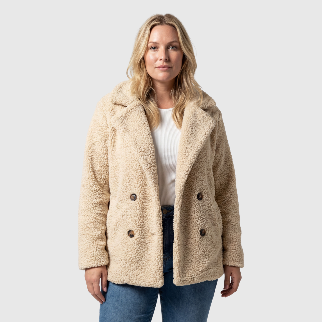 The Elara Teddy — Milky Wool