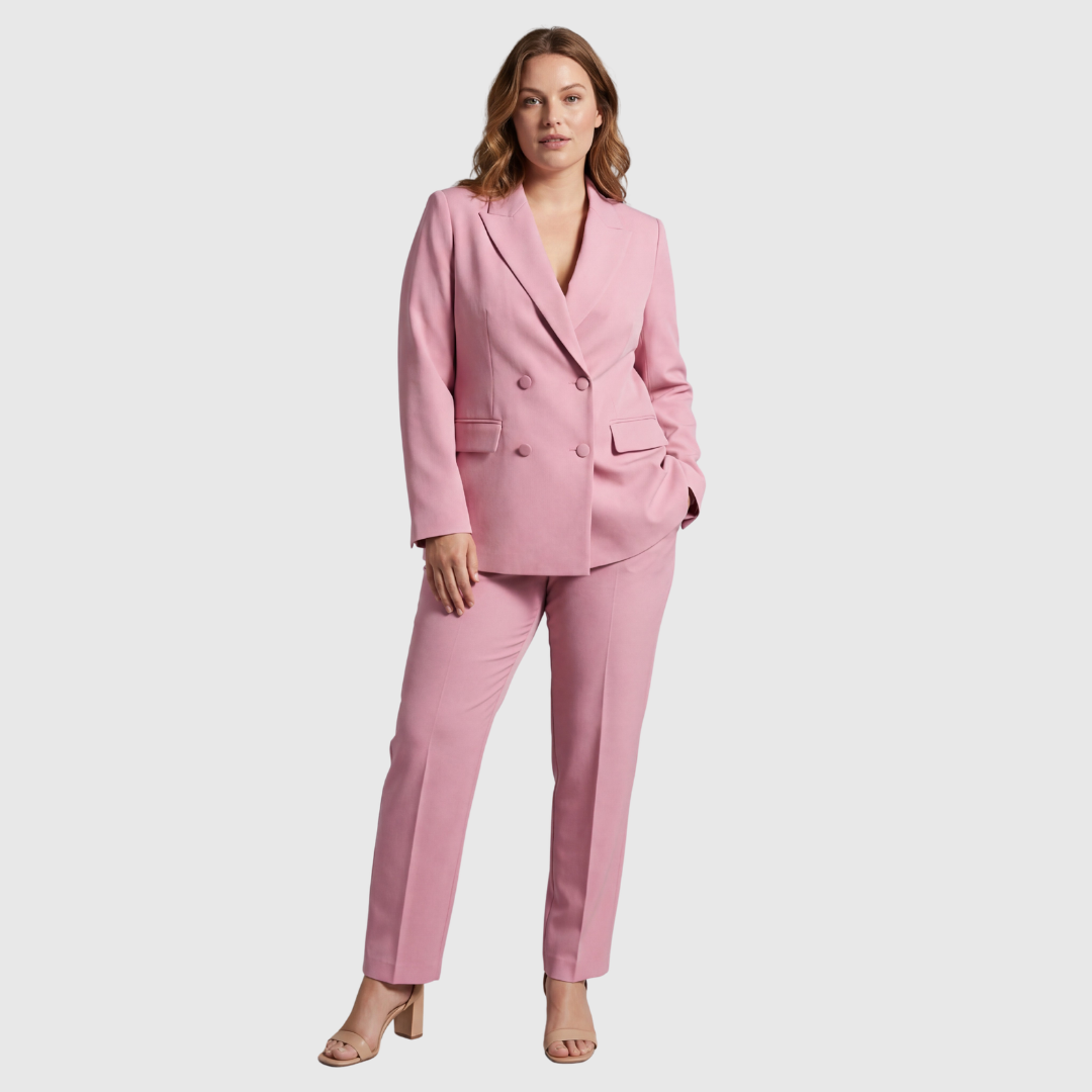 The Lysandra Suit — Blush Tailored Set