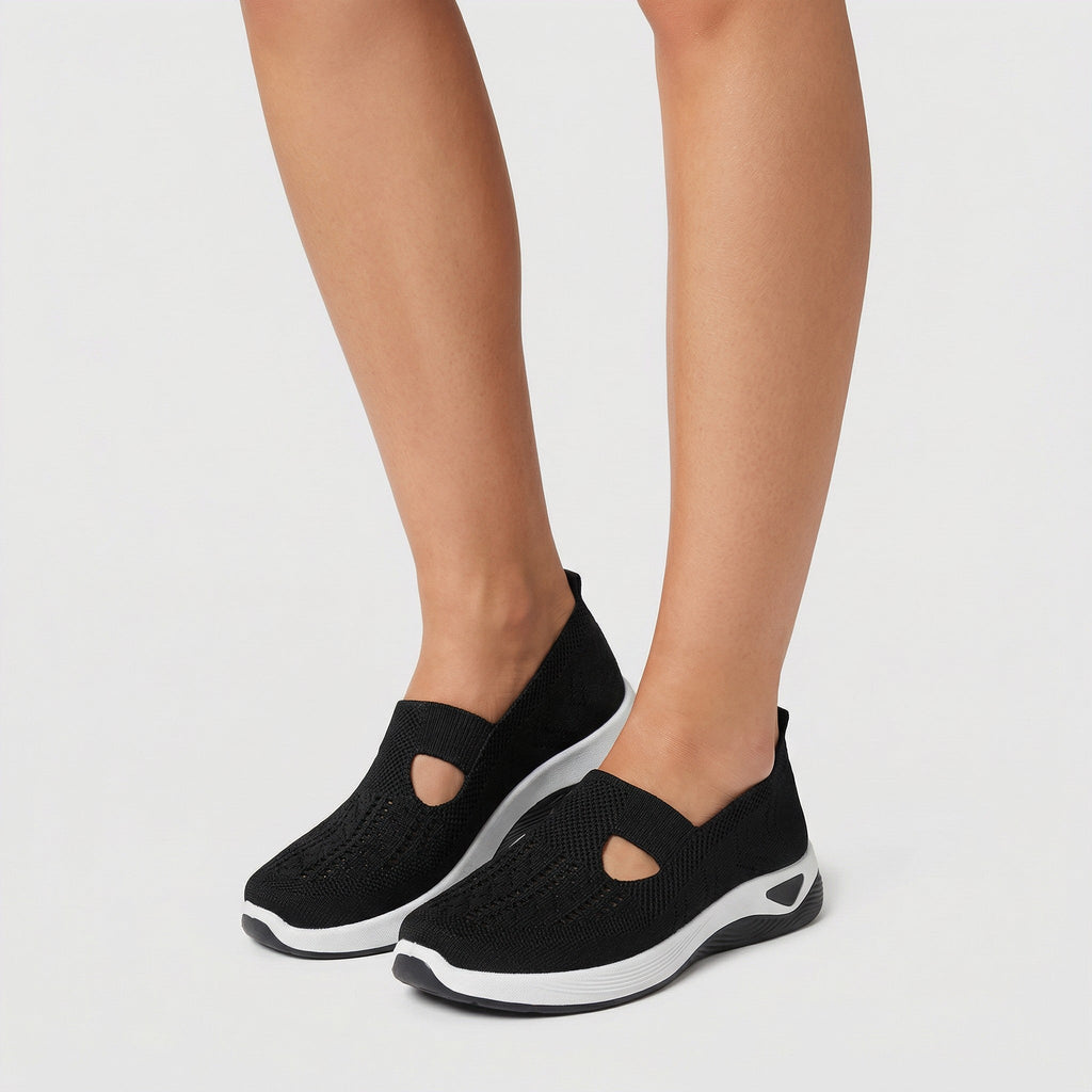 The Lyra Knit Slip-On — Midnight