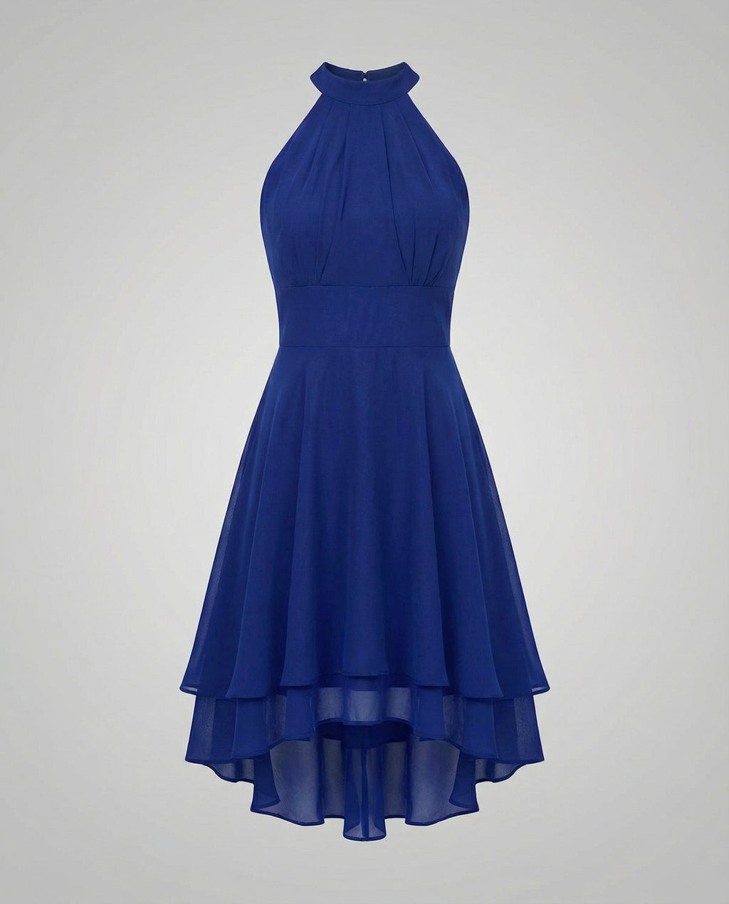 Isla Ruffle Dress — Midnight