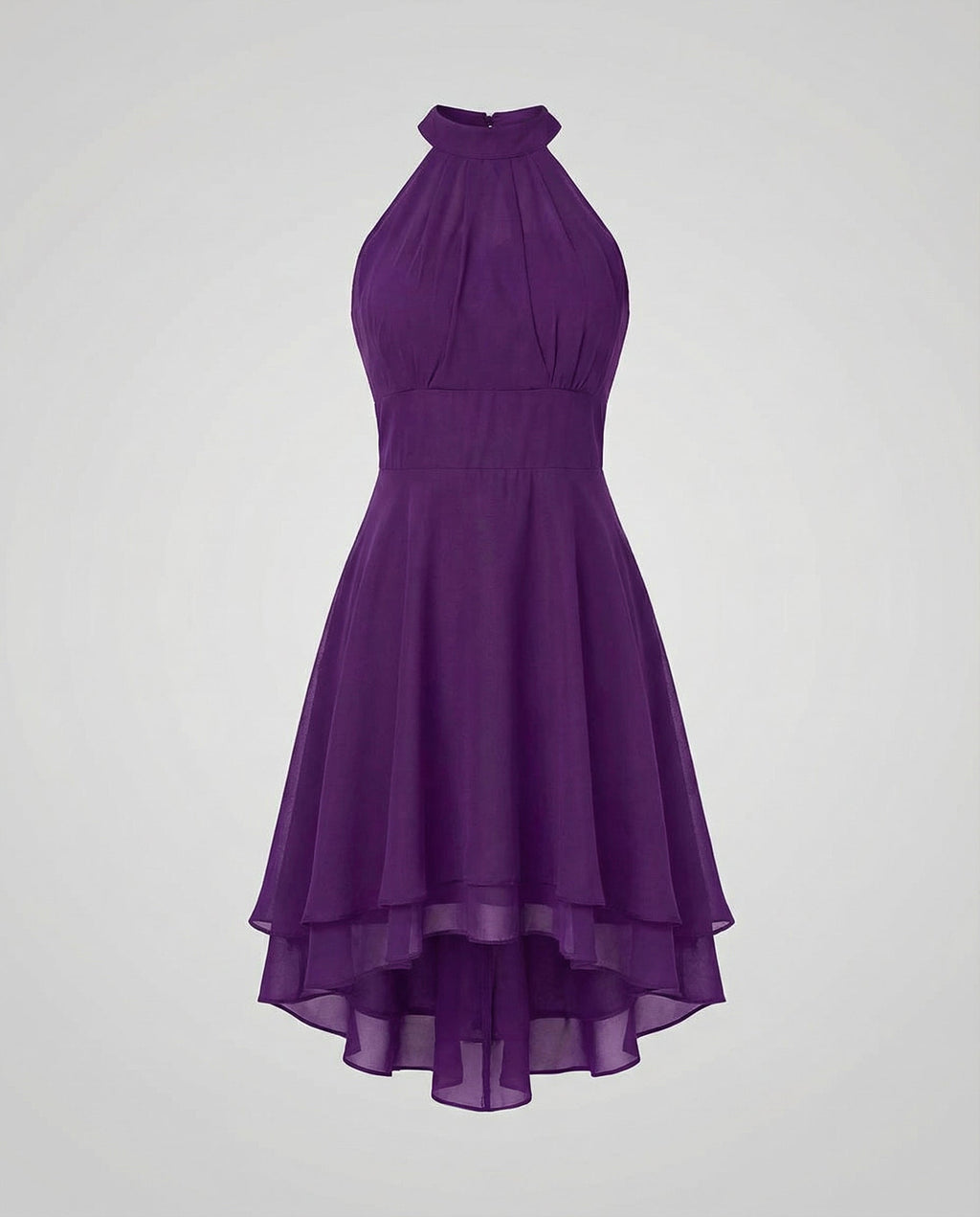 Isla Ruffle Dress — Midnight