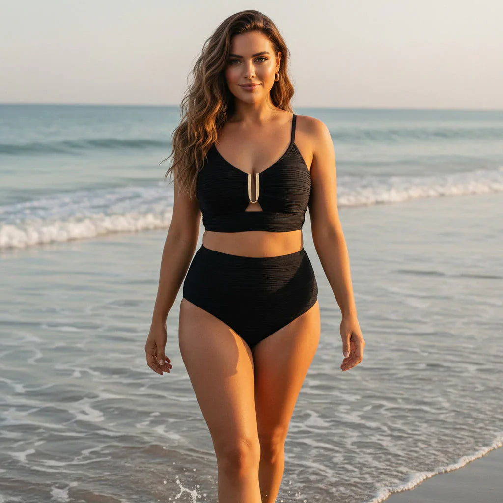 Kaida Cutout Bikini — Onyx