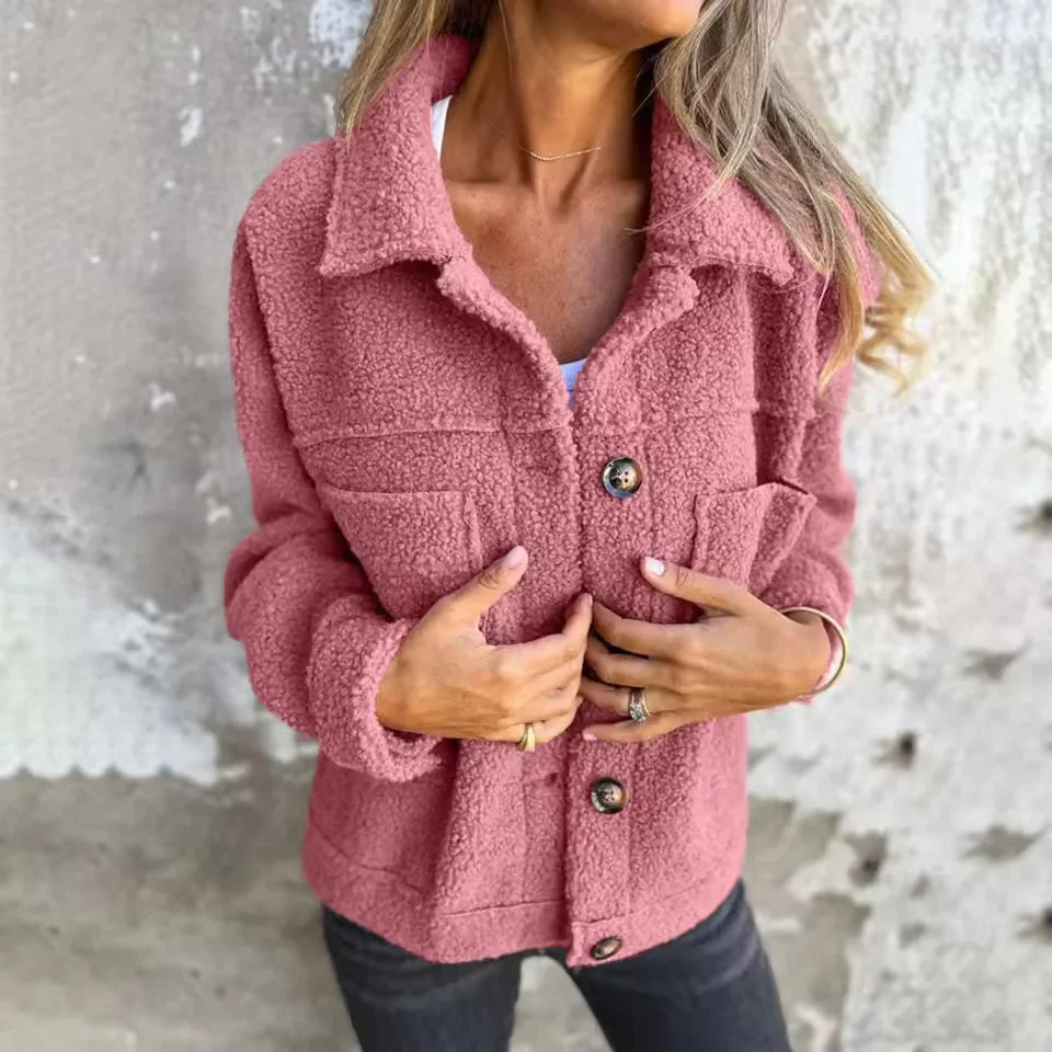 The Selina — Moss Fleece Jacket