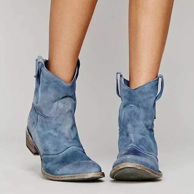 The Avani — Vintage Gray Cowboy Boot