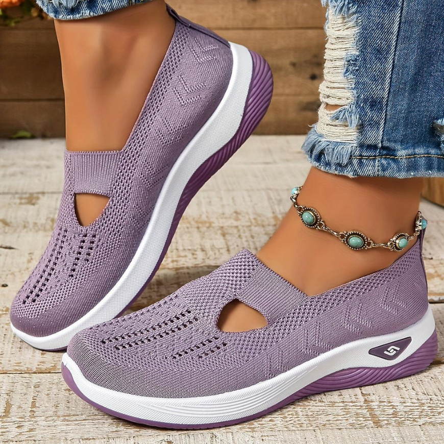 The Lyra Knit Slip-On — Midnight