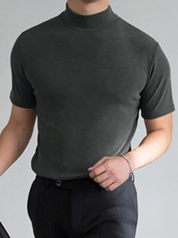 The Cael — Cloud Mock Neck Knit