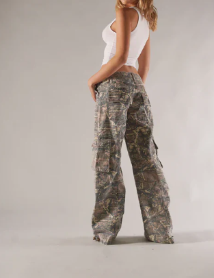 The Ebelle — Sepia Camo Cargo Pants