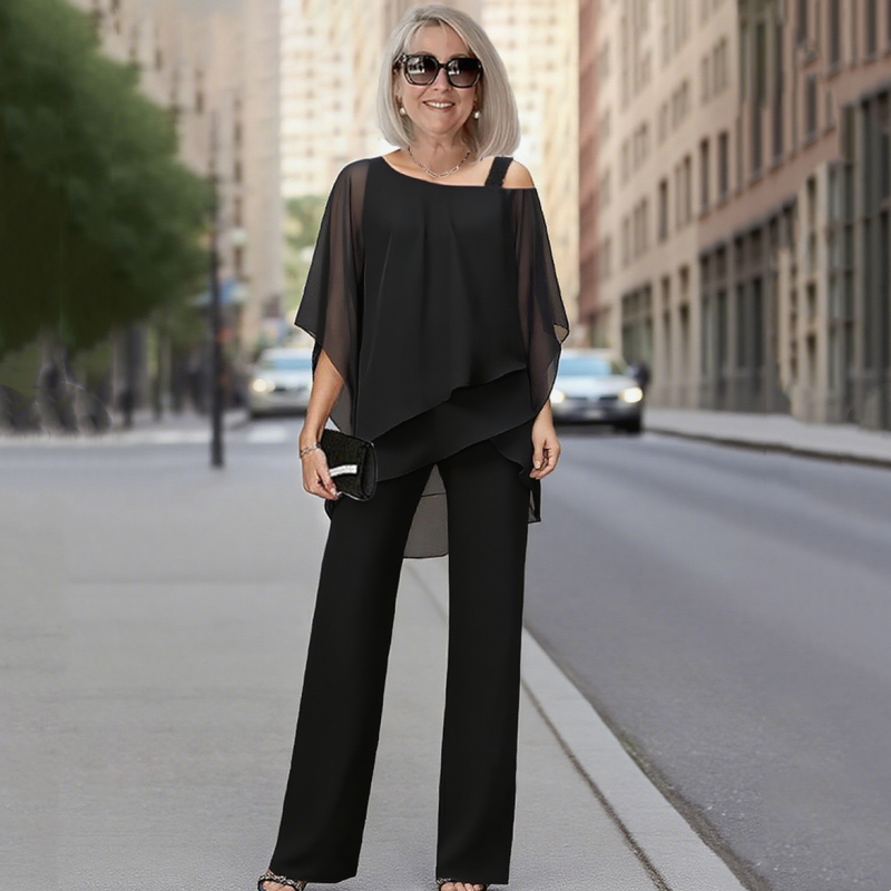 The Liora Set — Midnight Chiffon