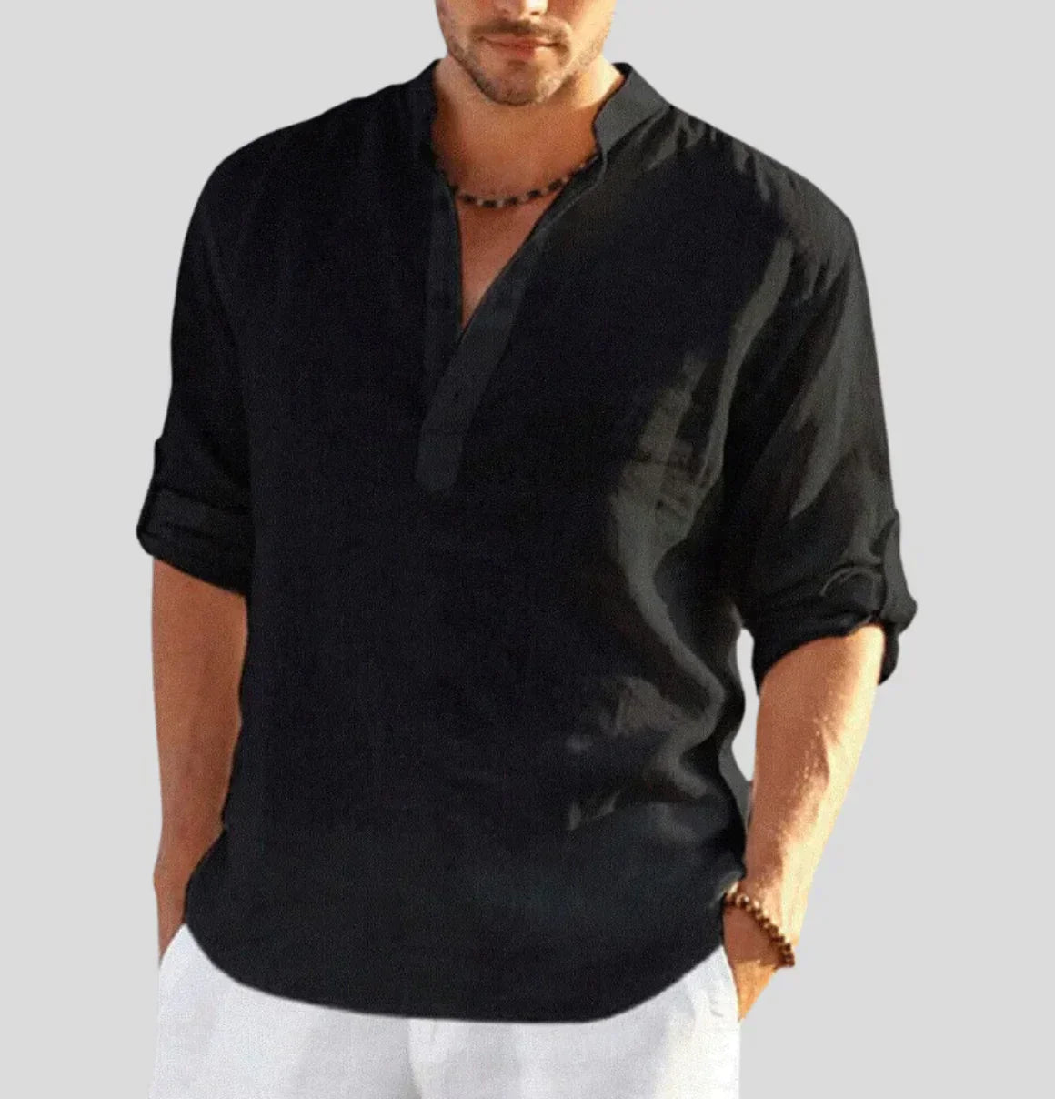The Alden — Crisp Linen Shirt