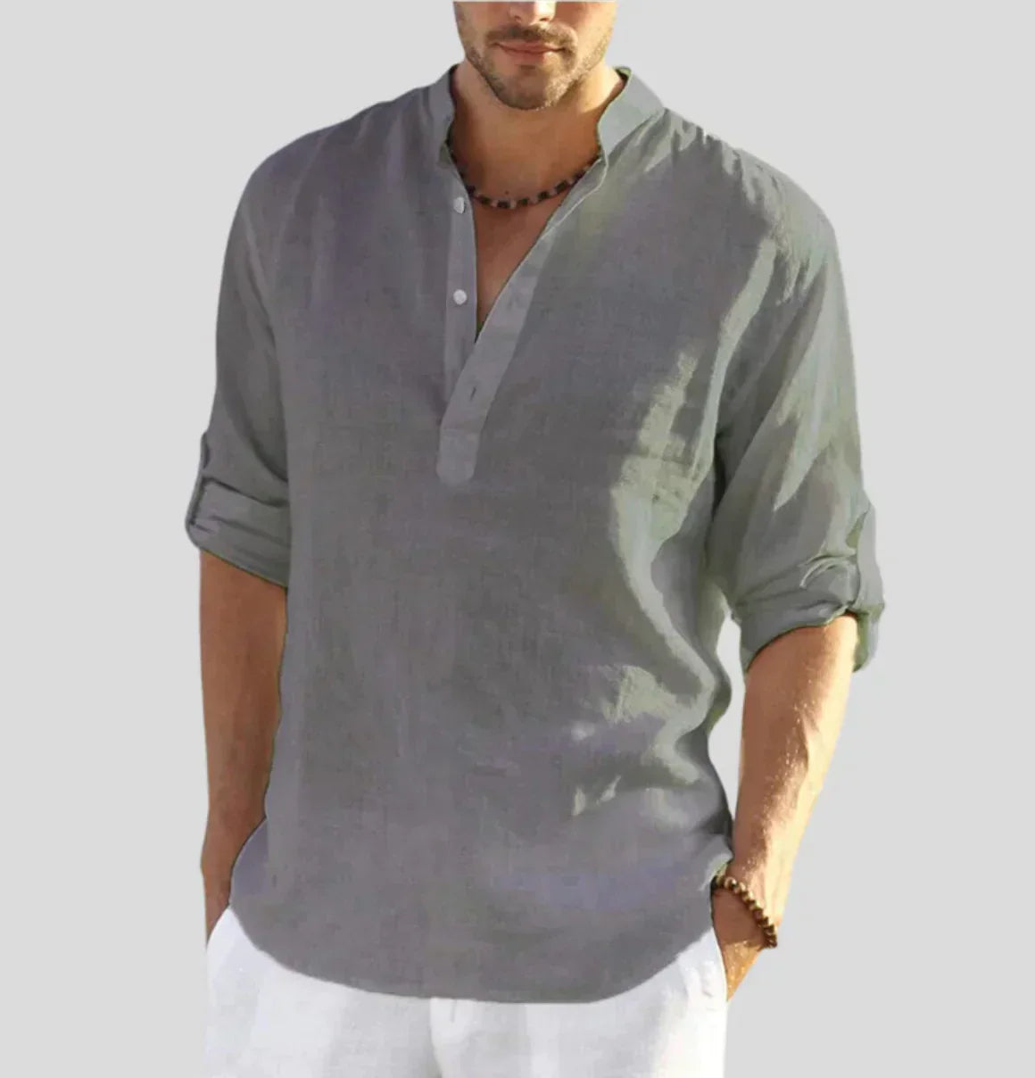 The Alden — Crisp Linen Shirt