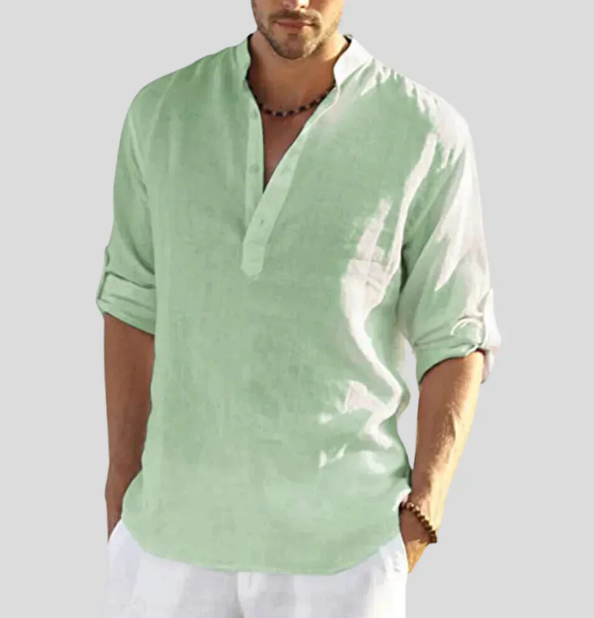 The Alden — Crisp Linen Shirt