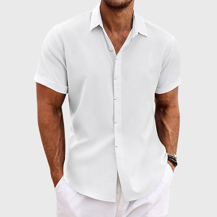 The Arvo — Textured Short-Sleeve Shirt