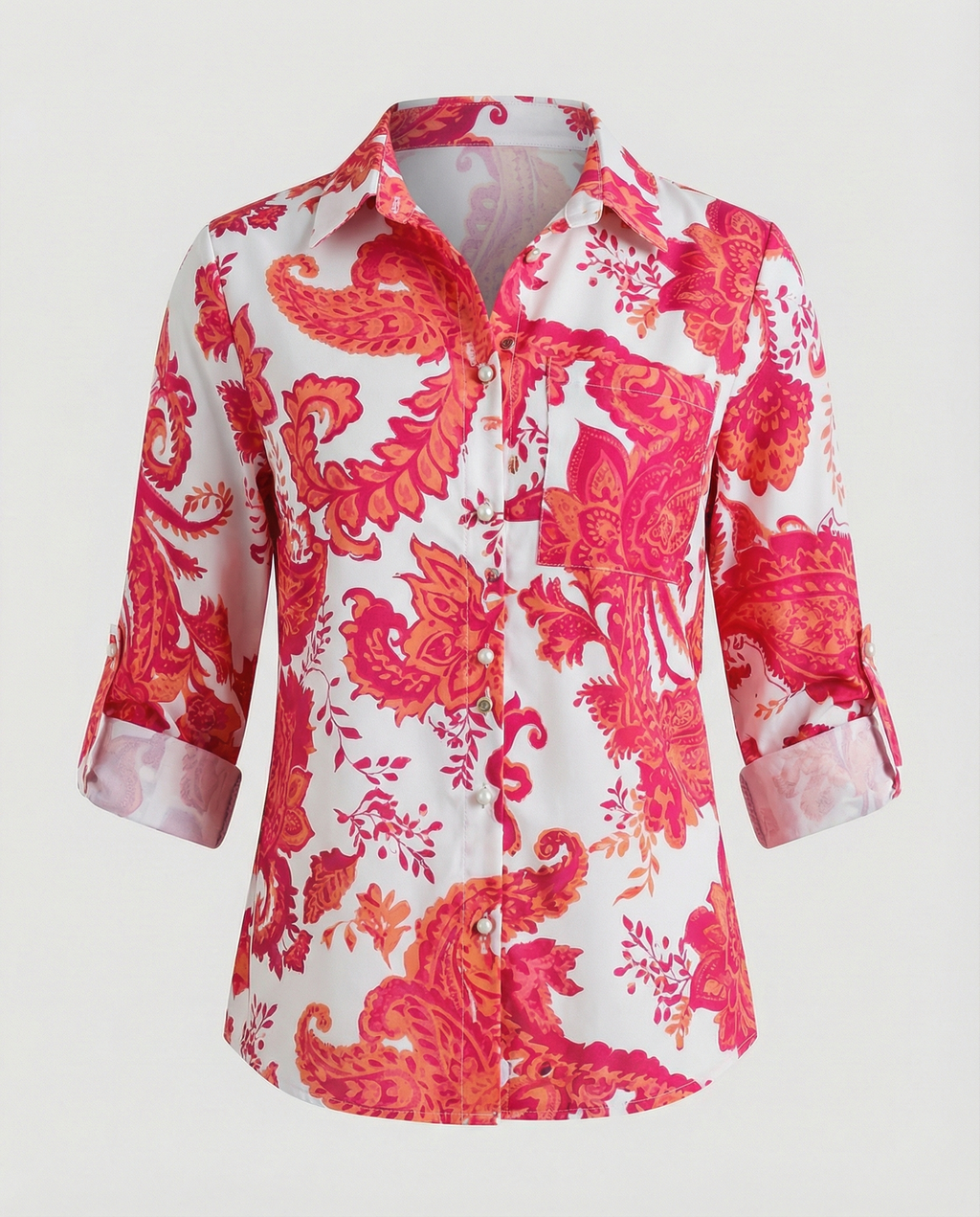The Liora — Blue Script Shirt