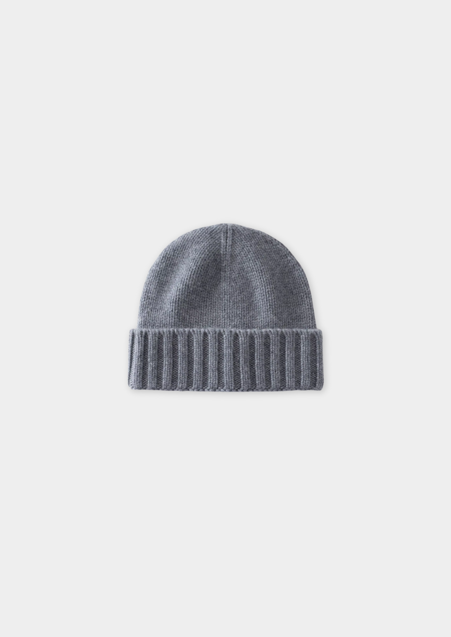 Bonnet d'hiver en cachemire gris clair