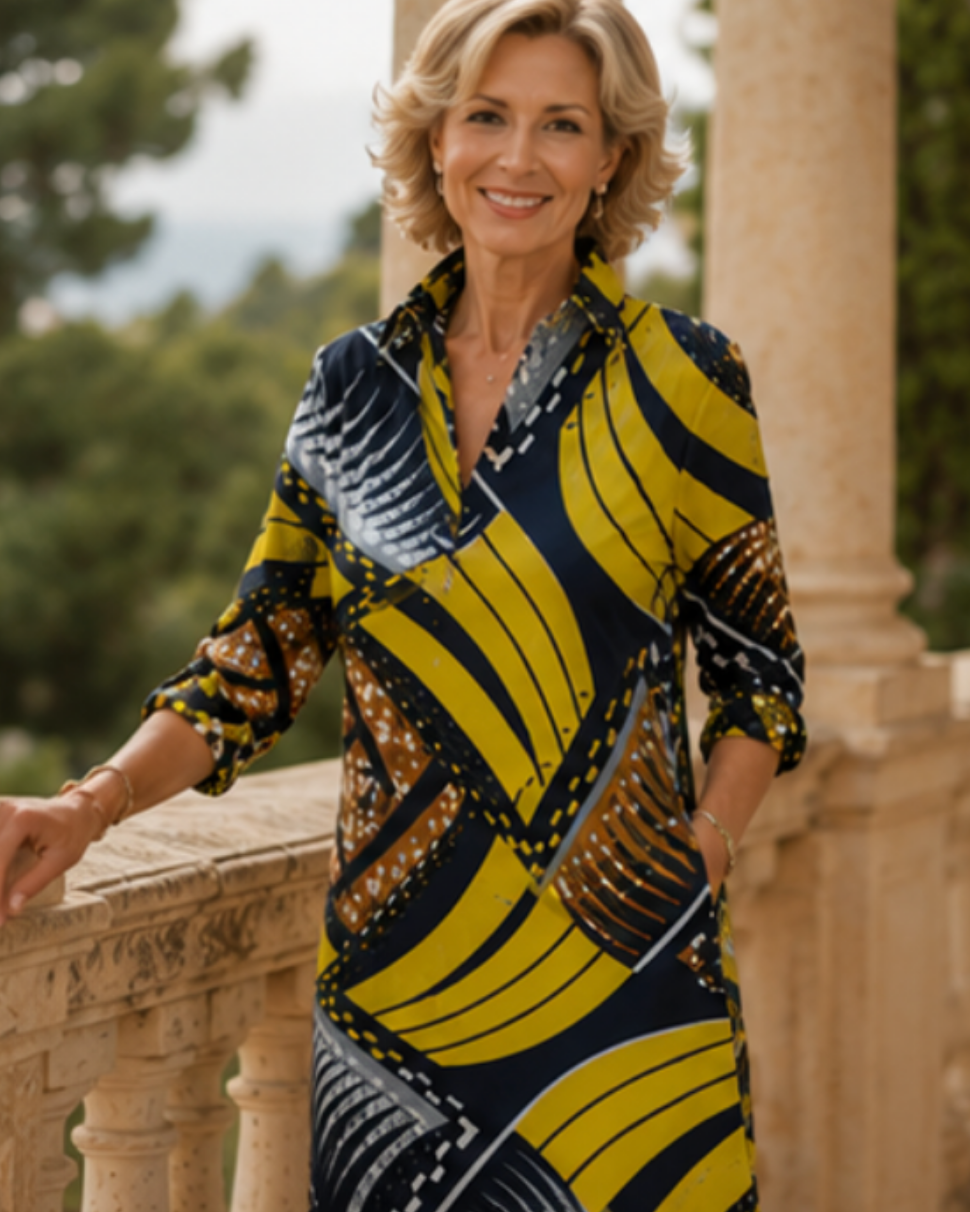 Viviana | Robe de l'éclat méditerranéen
