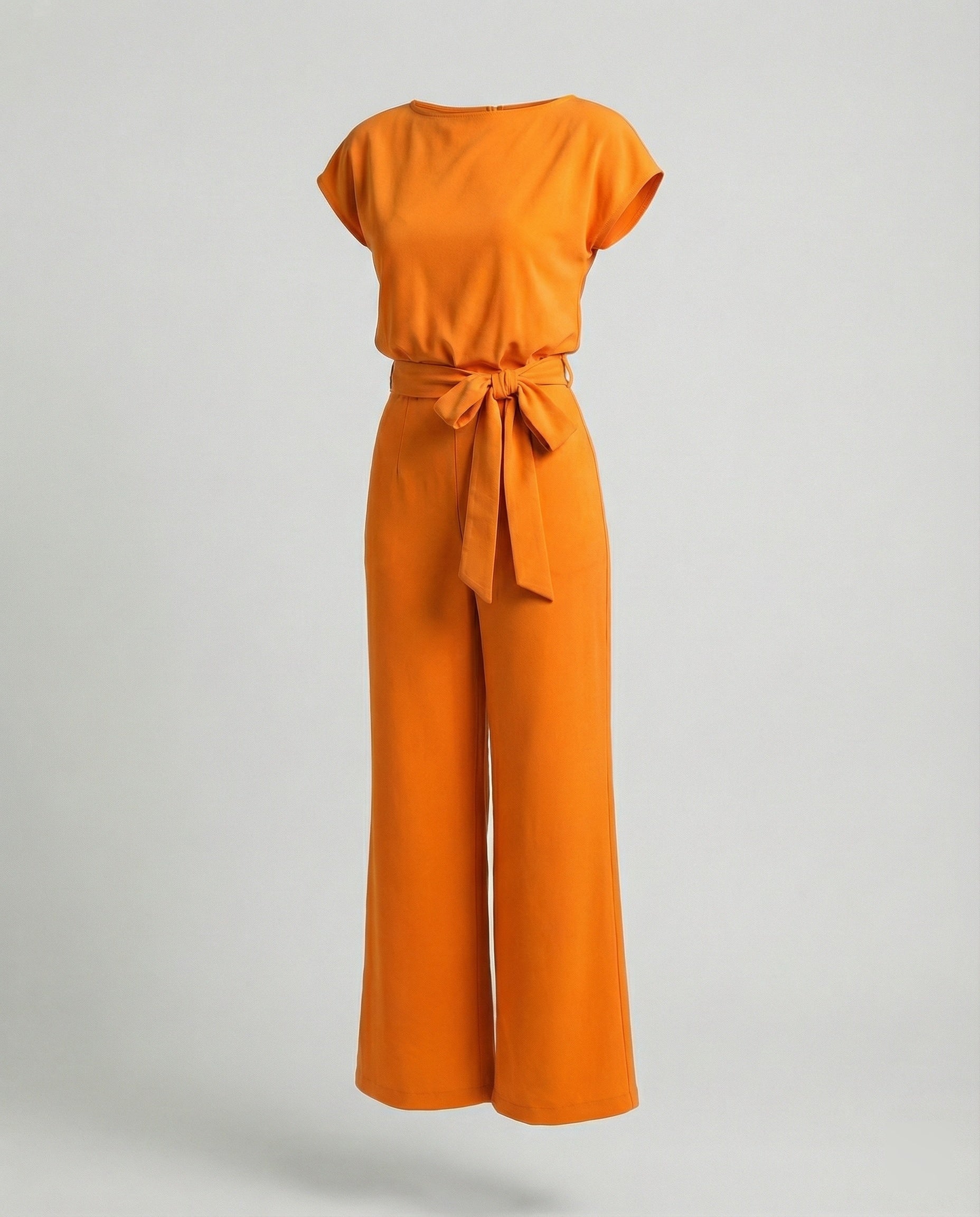The Elara Jumpsuit — Blush Wrap