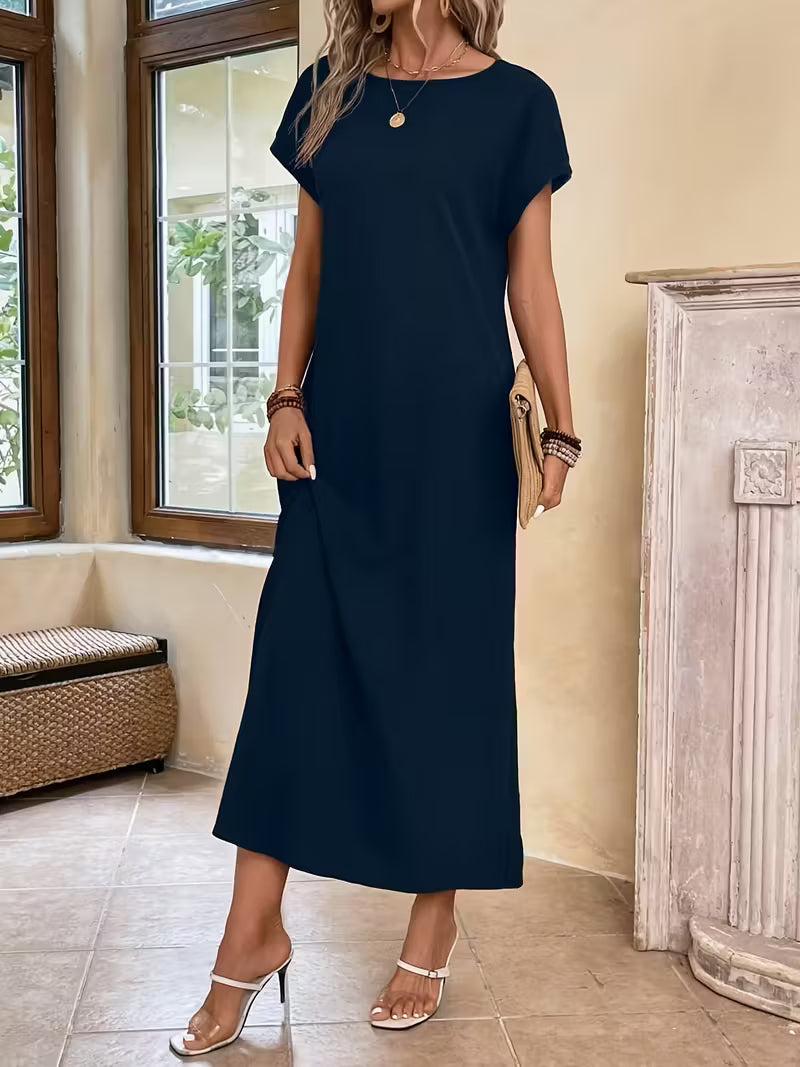 Margaux™ — Robe Longue Minimaliste et Élégante