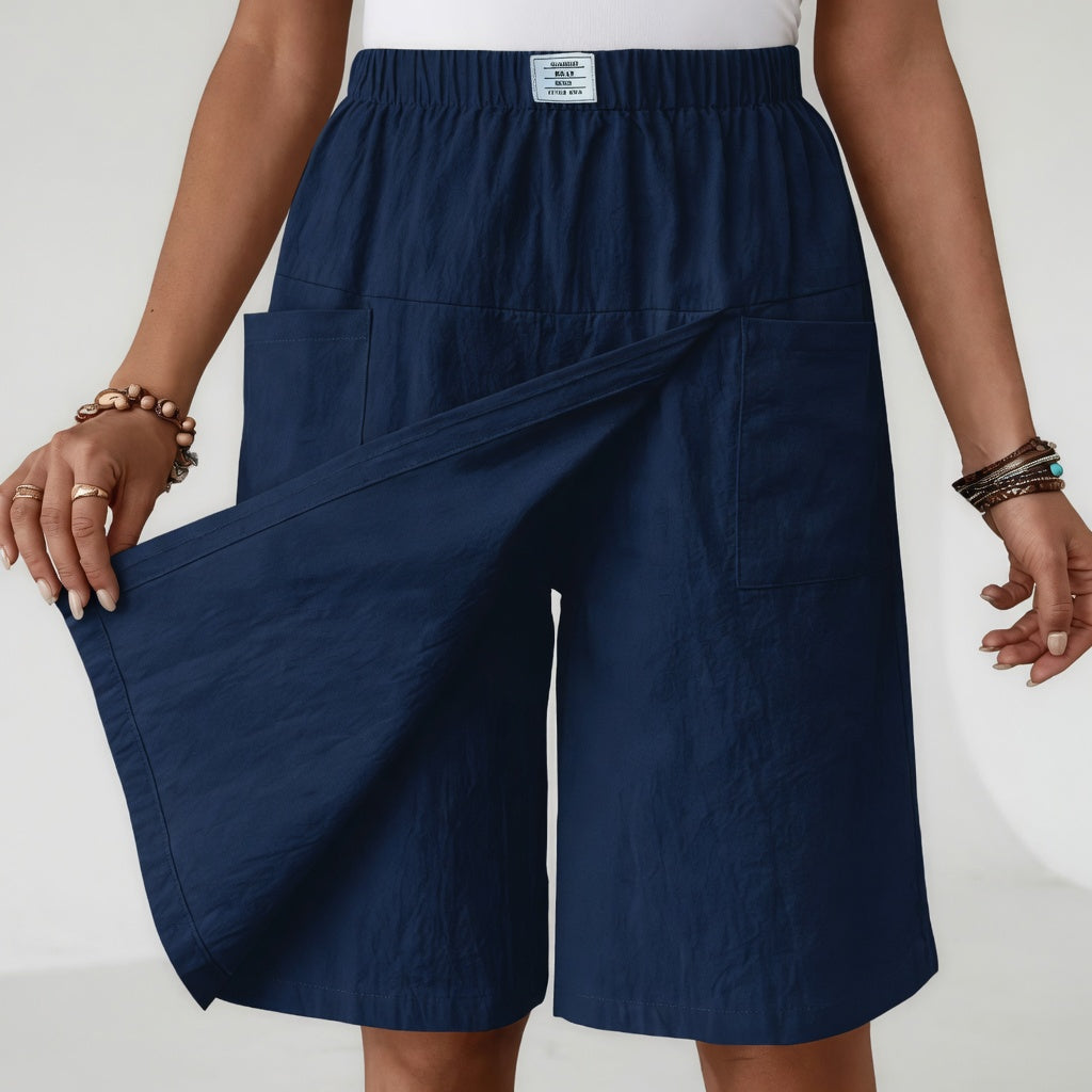Libertine™ - Jupe-short à taille élastique avec poches prêtes pour la liberté