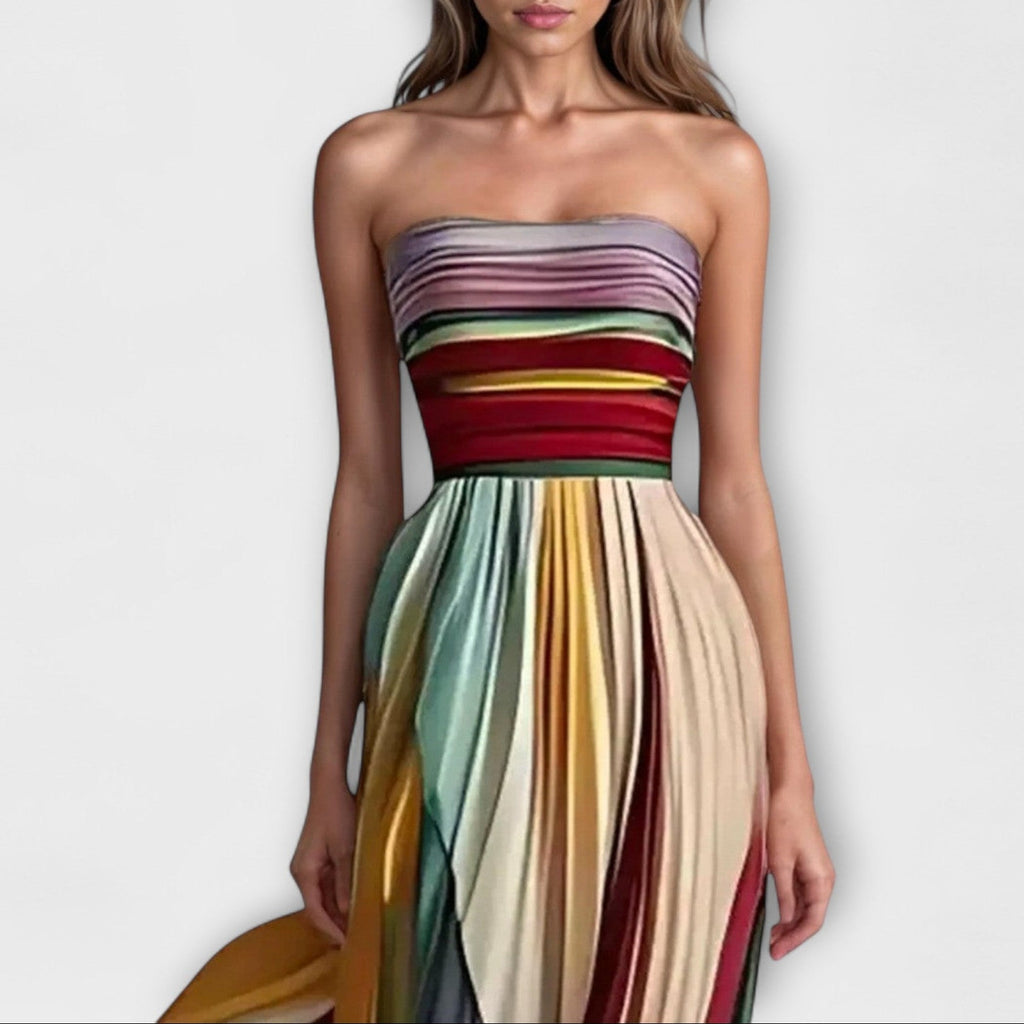 Liva™ - Robe Allongée Confectionnée en Tissu de Qualité Supérieure