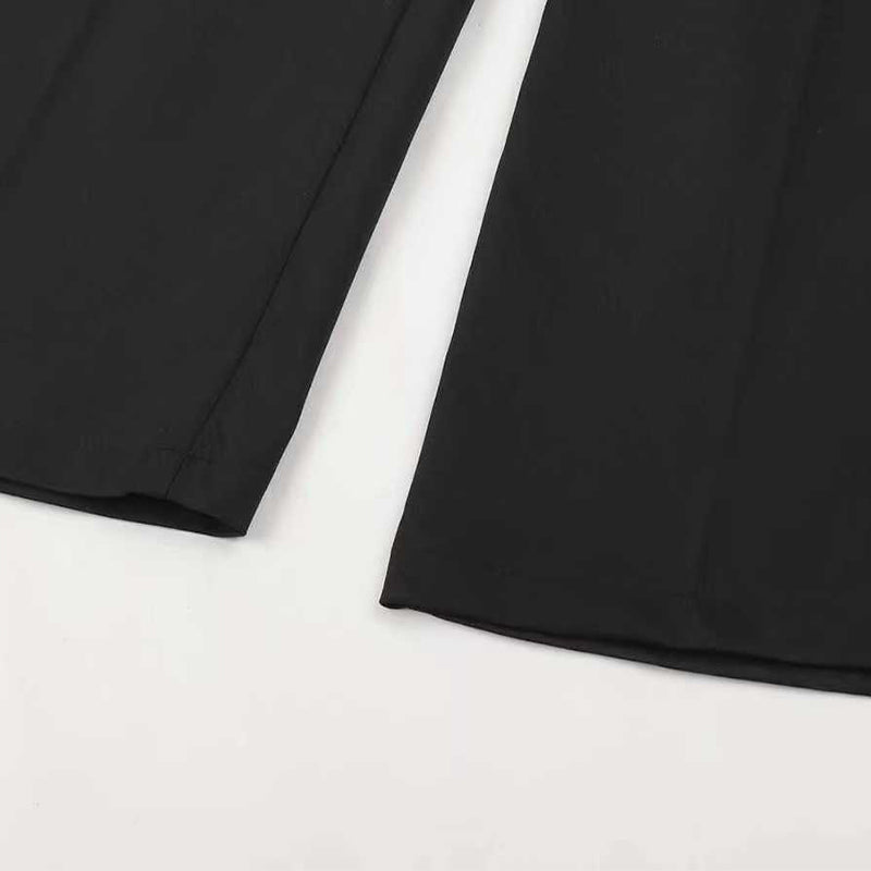 The Elora — Midnight Wide-Leg Trousers