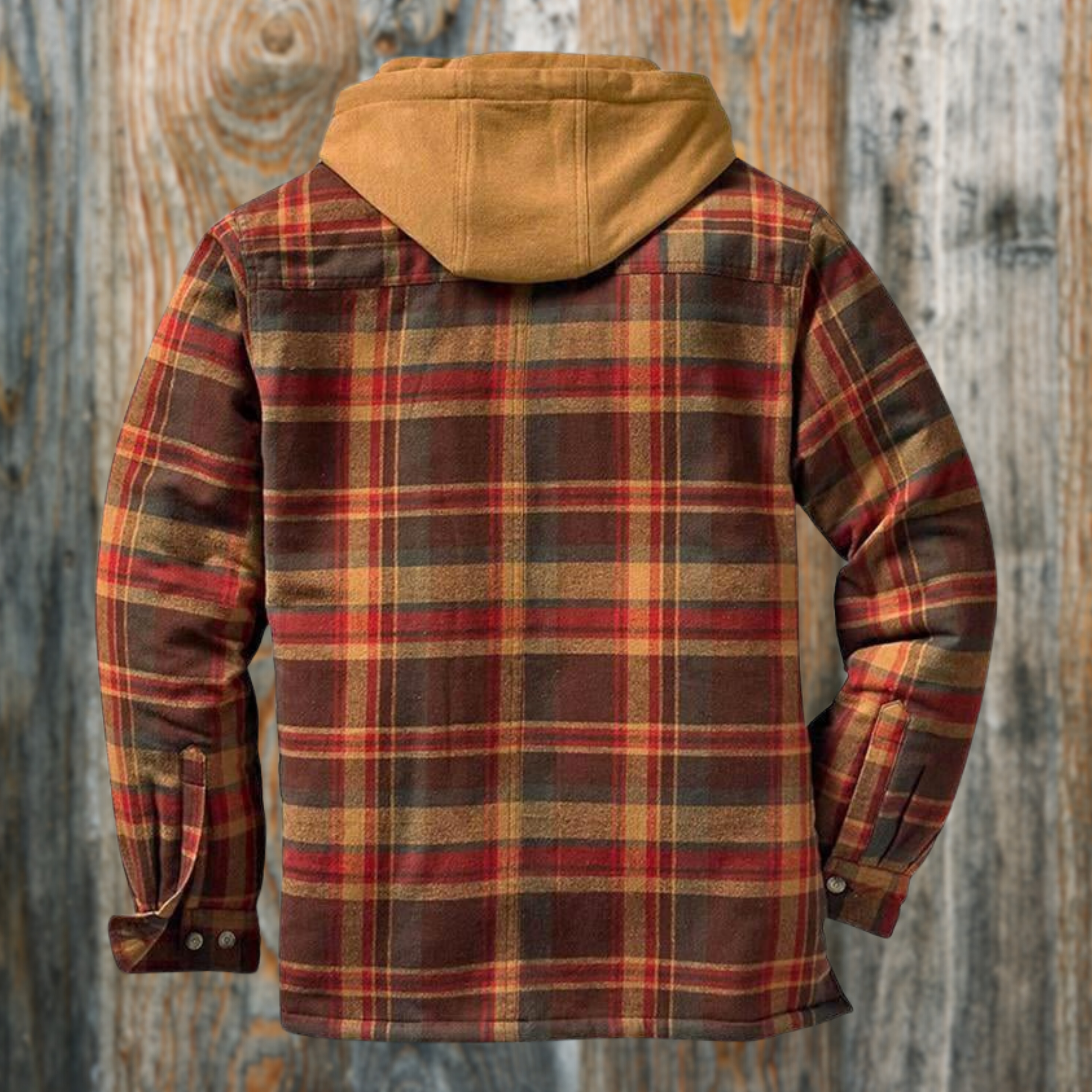 The Alaric — Quilted Lined Lumberjack in Blue
