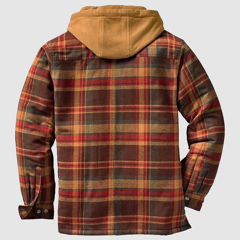 The Alaric — Quilted Lined Lumberjack in Blue