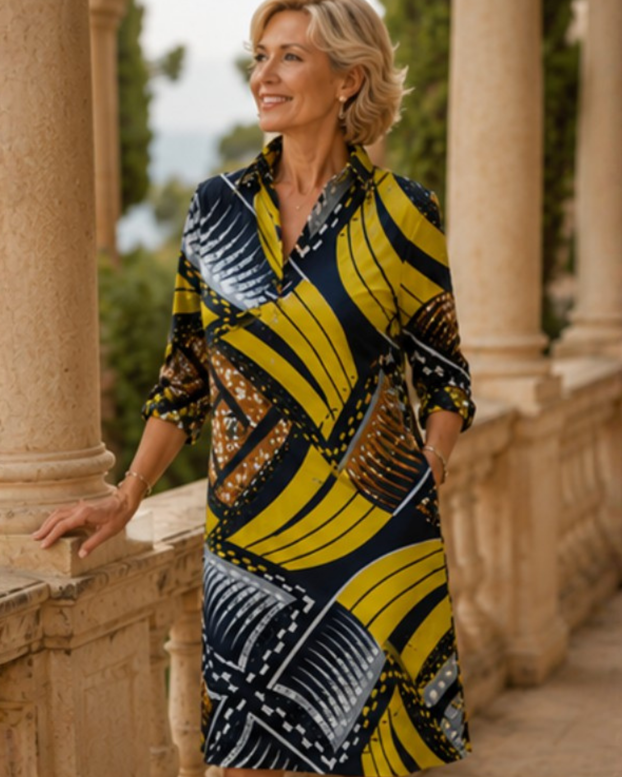 Viviana | Robe de l'éclat méditerranéen